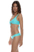 Luli Fama Forever Luli Wavy Luxe Stitch Scoop Neck Drawstring Top